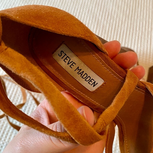 Steve Madden Strappy Platform Heels - Picture 6 of 8
